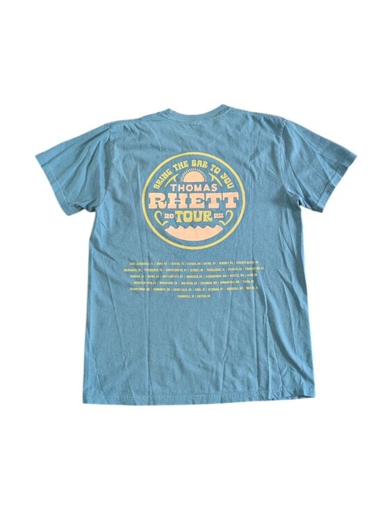 Thomas Rhett Other - 2022 Tour Bring The Bar To You Thomas Rhett Official Merch Blue Shirt Size M Gr